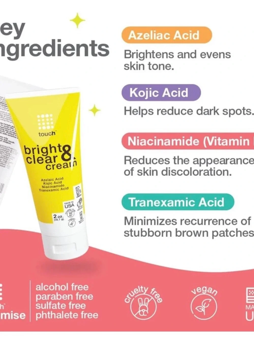 Touch Bright & Clear Cream - Yellow